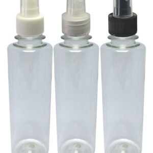 144 Frasco Plástico Cristal Pet 250ml Válvula Spray S Cos