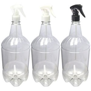 30 Frascos Plásticos Cristal Pet 1,5l Válv Mini Gatilho Gr2