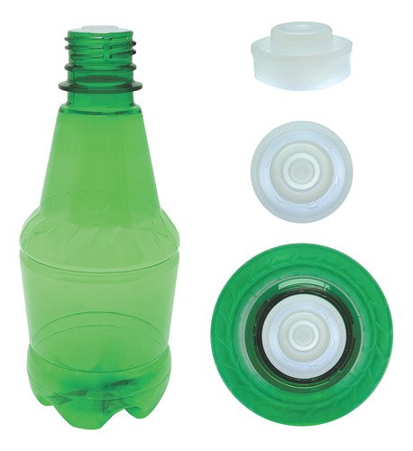 306 Frasco Plástico Verde Pet 300ml Tampa S Batoque Gr2 - Imagem 4