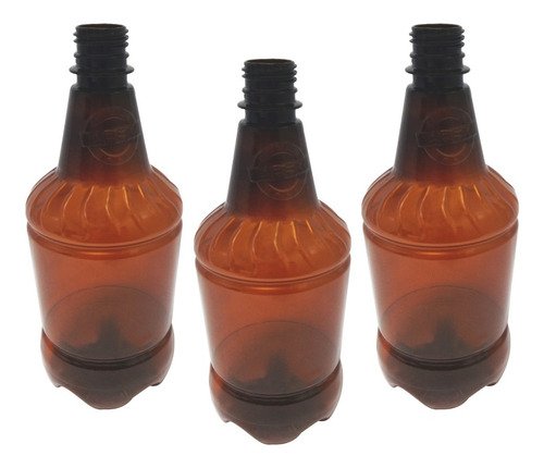 110 Frascos Plástico Âmbar Pet 750ml C/ Tampa Disktop Gr2 - Imagem 5