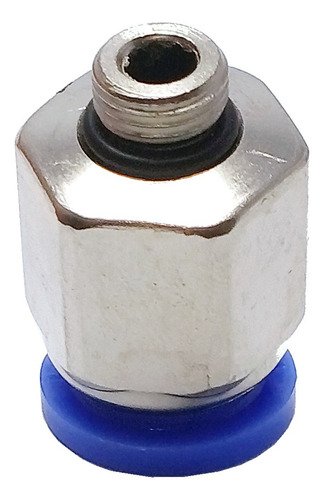 200 Conexão Pneumática Reta Macho Rosca 1/8 X Tubo 12mm - Imagem 2