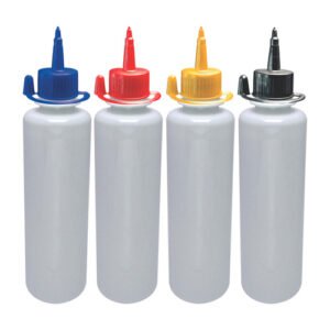 216 Frascos Plástico Branco Pet 250ml C/ Bico Aplicador Cos