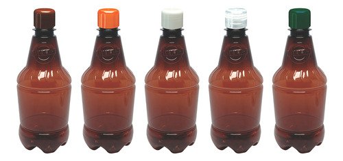 40 Frascos Âmbar Pet 500ml Aromatizante Tampa Batoque Gr2 - Imagem 2