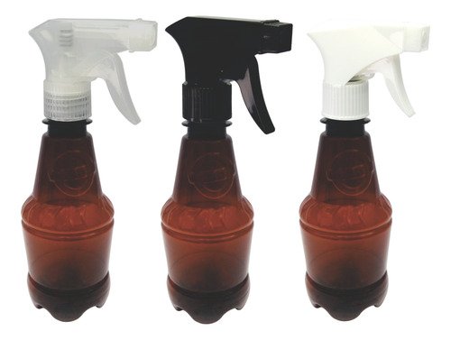 288 Frasco Plástico Âmbar Pet 300ml Válvula Gatilho Gr2
