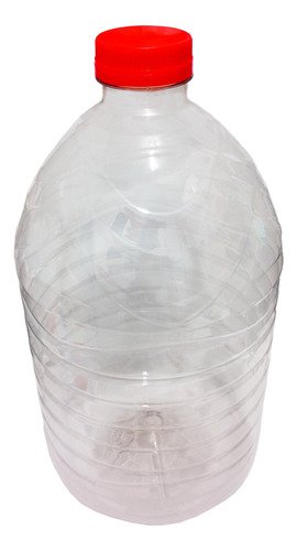 63 Galão Plástico Cristal Pet 5l Vazio Com Tampa Rosca Lacre - Imagem 5
