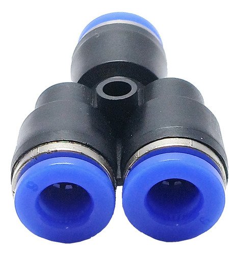 10 Conexão Pneumática Uniao Y 1 Entrada 2 Saidas Tubo 6mm