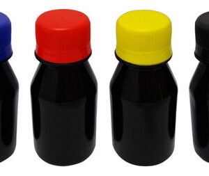 1624 Frascos Plásticos Âmbar Pet 60ml C/ Tampa Rosca Lacre