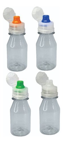 240 Frascos Plásticos Cristal 60ml Squeeze Sport Far