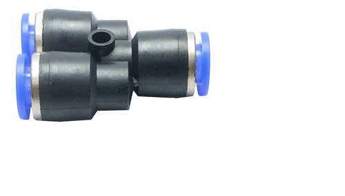 200 Conexão Pneumática Uniao Y 1 Entrada 2 Saidas Tubo 6mm - Imagem 3