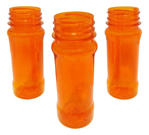 1755 Frasco Plástico Laranja Pet 120ml Ta Rosca S/ Lacre Con - Imagem 2