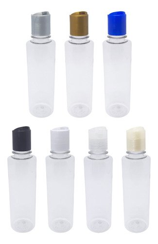 216 Frascos Plástico Cristal Pet 250ml C/ Tampa Disktop Cos