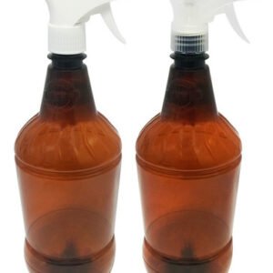 360 Frascos Plásticos Âmbar Pet 1l Com Válvula Gatilho Gr2