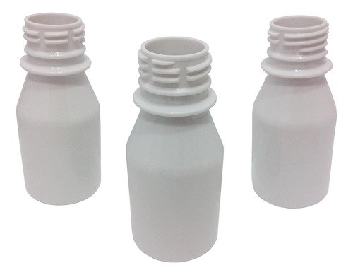 19 Frasco Plástico Branco Pet 60ml Tampa Dosadora 30ml Far - Imagem 2