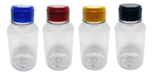 658 Frascos Plástico Cristal Pet 150ml Fliptop C/ Rosca Sup - Imagem 2