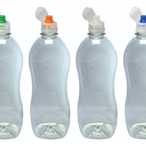 170 Frascos Cristal Pet 750ml Tampa Sport Fliptop Cat