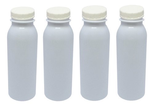 30 Frasco Plástico Branco Pet 250ml Tam Rosca S/ Lacre Det