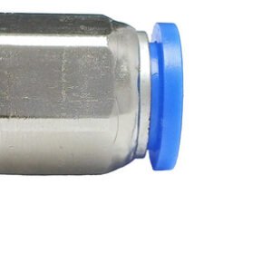 1 Conexão Pneumática Reta Macho Rosca 1/8 X Tubo 12mm