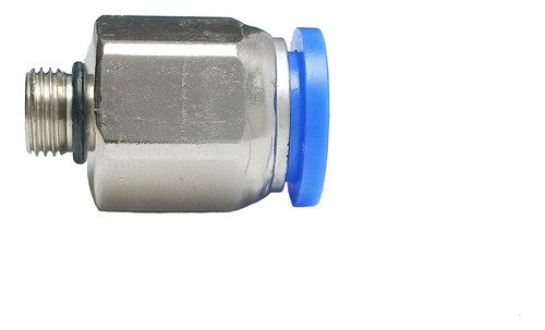 1 Conexão Pneumática Reta Macho Rosca 1/8 X Tubo 12mm