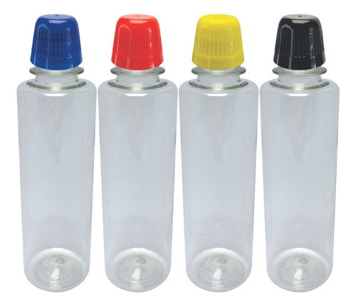 216 Frascos Plástico Cristal Pet 250ml C/ Tampa Dosadora Cos