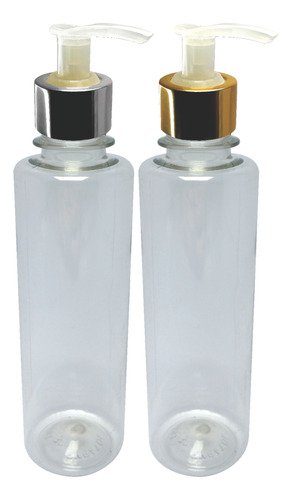 24 Frasco Plástico Cristal Pet 250ml Válv Bico Pato L Cos