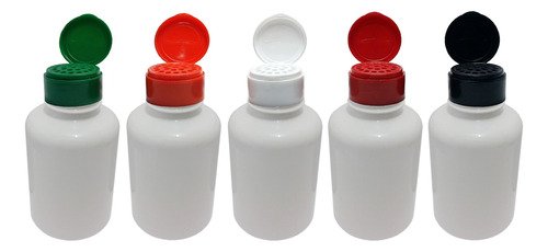 351 Frascos Plástico Branco Pet 330ml Tampa Peneira Sup - Imagem 2