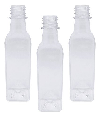 211 Frasco Plástico Cristal Pet 250ml Com Tampa Pushpull Aze - Imagem 3