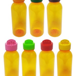 1260 Frascos Plástico Laranja Pet 300ml Tempero Fliptop Det