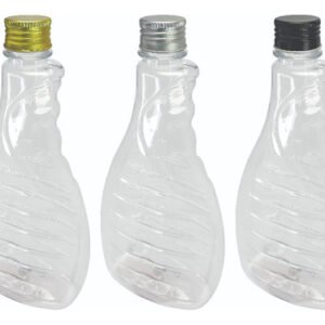 400 Frascos Plástico Cristal Pet 500ml Tampa L Batoque Bor