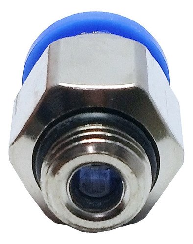 1 Conexão Pneumática Reta Macho Rosca 1/4 X Tubo 12mm - Imagem 3