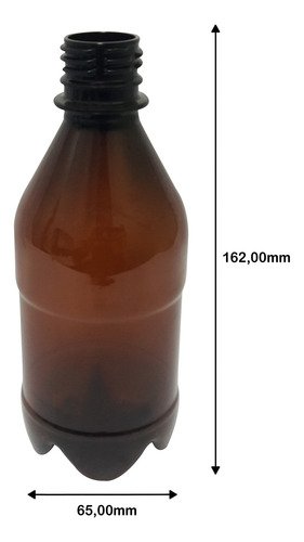 972 Frasco Plástico Âmbar Pet 350ml Tampa Rosca 2 Bico Agu - Imagem 6