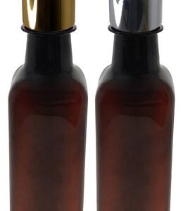 24 Frasco Plástico Âmbar Pet 250ml Válvula Spray L Aze