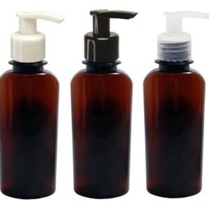 470 Frasco Plástico Ambar Pet 140ml Válv Bico Pato S Aro