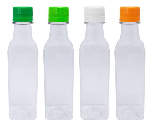 26 Frasco Plástico Cristal Pet 250ml Azeite Tampa S Batoque - Imagem 2