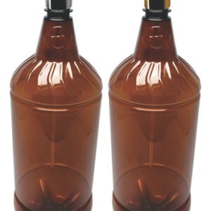 24 Frascos Plástico Âmbar Pet 2l Válvula Bico Pato L Gr2