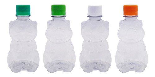18 Frasco Plástico Cristal Pet 300ml Tampa S Batoque Zoo - Imagem 2