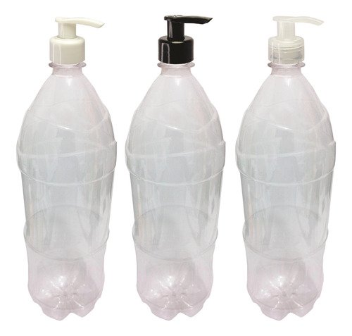 2 Frasco Plástico Cristal Pet 2l Válvula Bico Pato S Ref