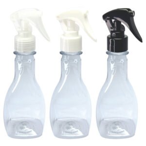 20 Frascos Plásticos Cristal 200ml Válvula Mini Gatilho Mol