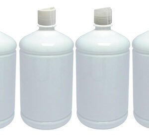 360 Frascos Plástico Branco Pet De 1l Com Tampa Disktop Sab