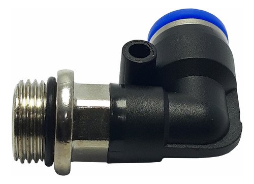 1 Conexão Pneumática Cotovelo Macho Rosca 3/8 X Tubo 10mm - Imagem 4