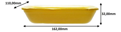 178 Bandeja Funda Amarela Isopor 162x110x32mm Darnel Db52 - Imagem 3