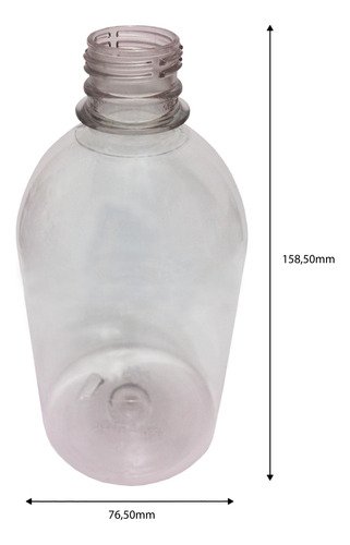 678 Frasco Plástico Cristal Pet 500ml Tampa Difusor C/ F Sab - Imagem 4