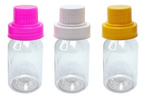 416 Frasco Plástico Cristal 100ml Tampa Dosadora 30ml Far