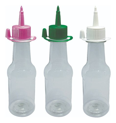 1728 Frascos Cristal Pet 150ml Tampa Bico Aplicador Pi2 - Imagem 2