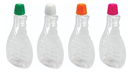 100 Frasco Plástico Cristal Pet 500ml Tamp Dosadora 20ml Bor - Imagem 2