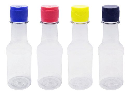 1728 Frascos Plástico Cristal Pet 150ml C/ Tampa Fliptop Pi2 - Imagem 4