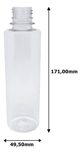 24 Frasco Plástico Cristal Pet 250ml Válvula Gatilho Cos - Imagem 5