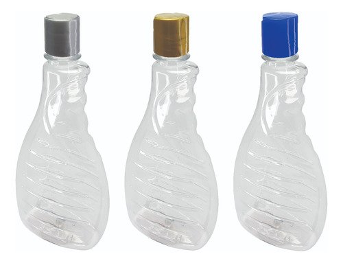 400 Frascos Plástico Cristal Pet 500ml C/ Tampa Disktop Bor - Imagem 4