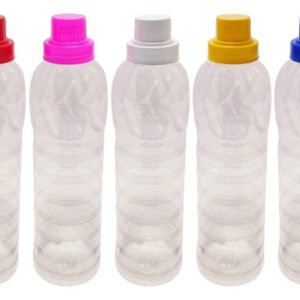 200 Frasco Plástico Cristal Pet 500ml Tamp Dosadora 30ml Lim