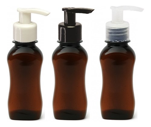 232 Frascos Plástico Ambar 120ml Válvula Bico Pato S Cat