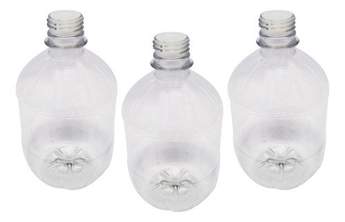 686 Frasco Plástico Cristal Pet 500ml Tampa S Batoque Cac - Imagem 3